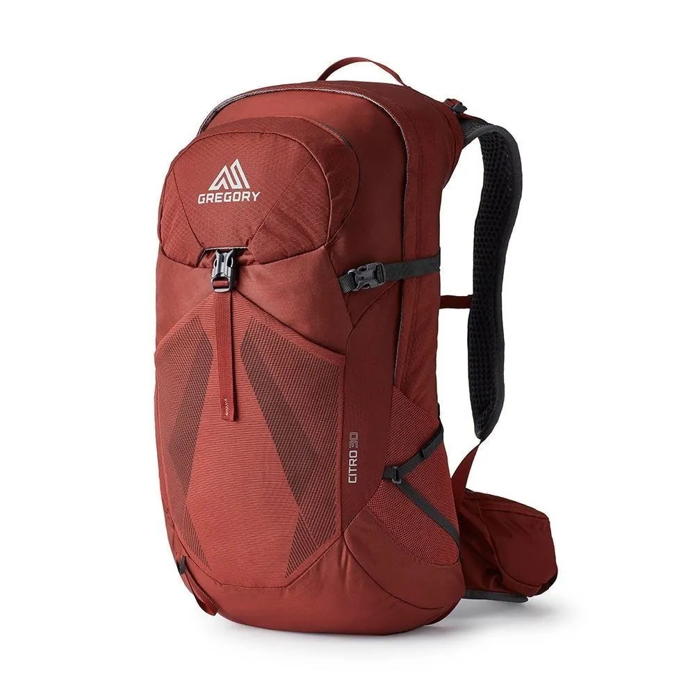【Gregory】30L CITRO多功能登山背包-[臭氧黑、磚石紅] / GG126880
