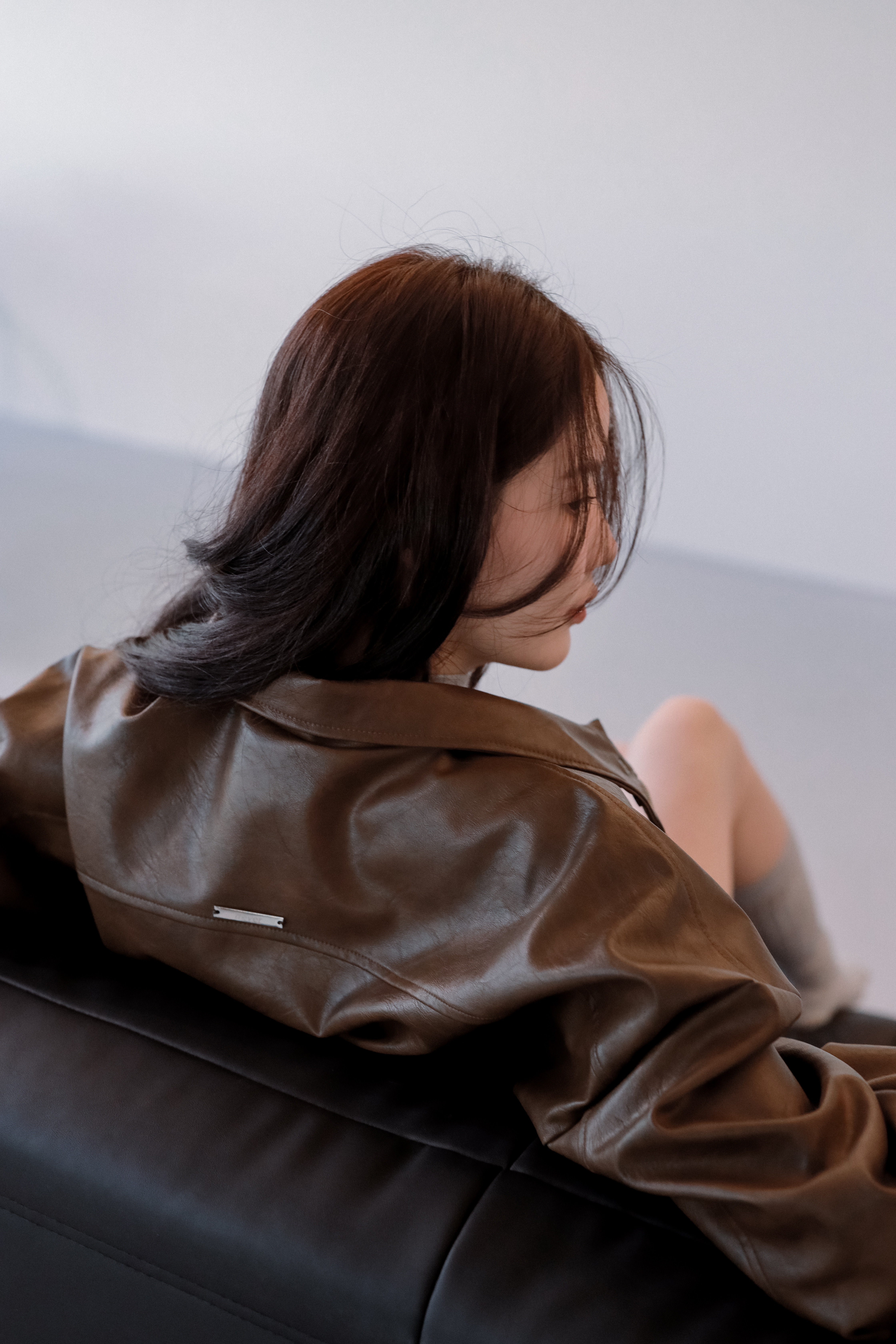 𝗳𝗳𝗲𝘃𝗲𝗿 𝗺𝗮𝗱𝗲. 自訂款皮外  (琥珀棕)