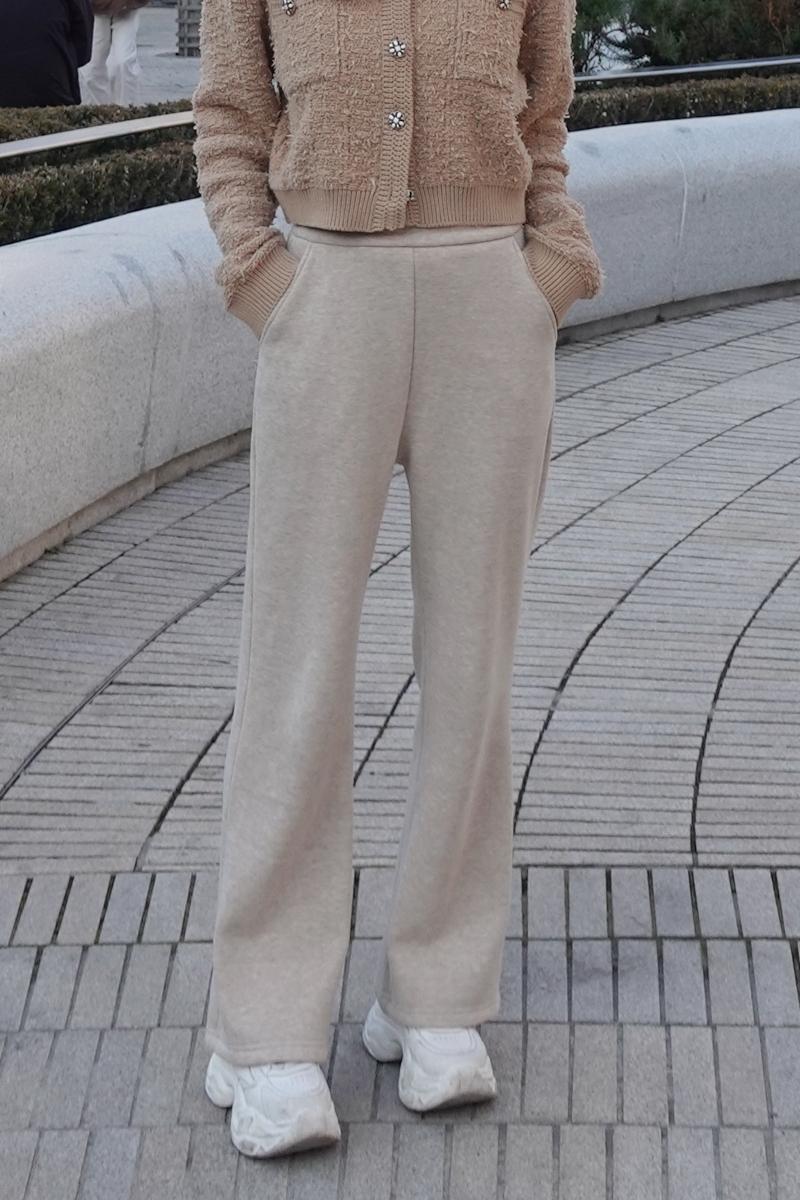 |現貨|⛄️（加絨/一般）小個子燕麥糯米鬆緊休閒直筒褲（XXS-L）（九分/長款）