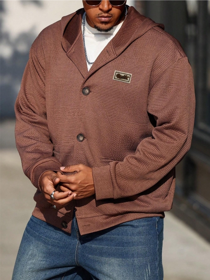 KADMAX大尺碼-秋冬長袖帽外套〈CATW2526〉