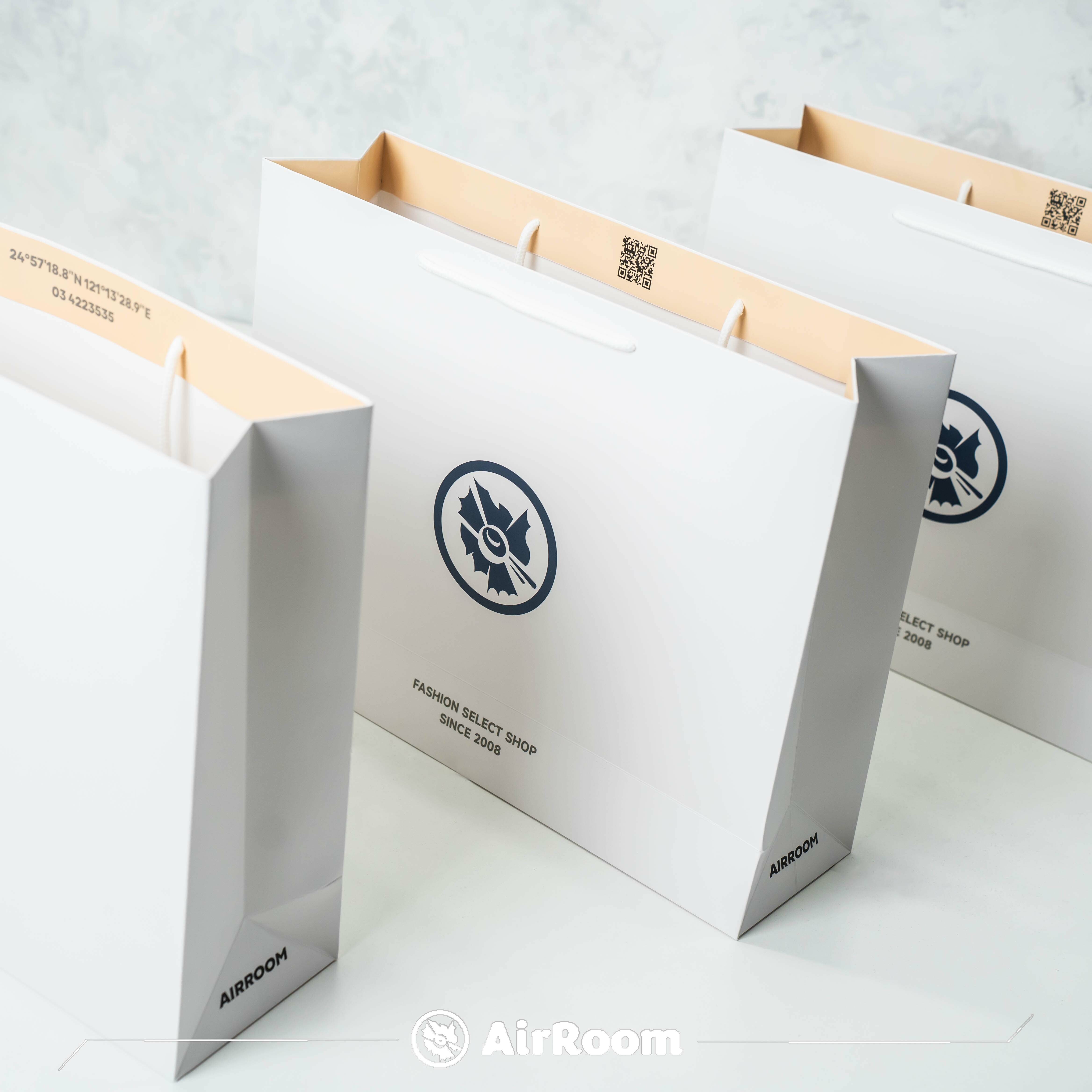 2025 AirRoom 新款 袋子 購物袋 厚版 精品 手提袋 紙袋 可裝鞋盒 現貨
