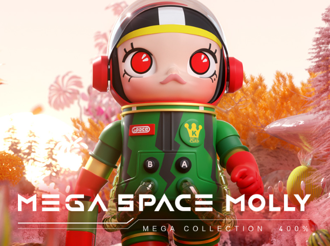 Pop Mart- MEGA 400％ SPACE MOLLY WATERMELON