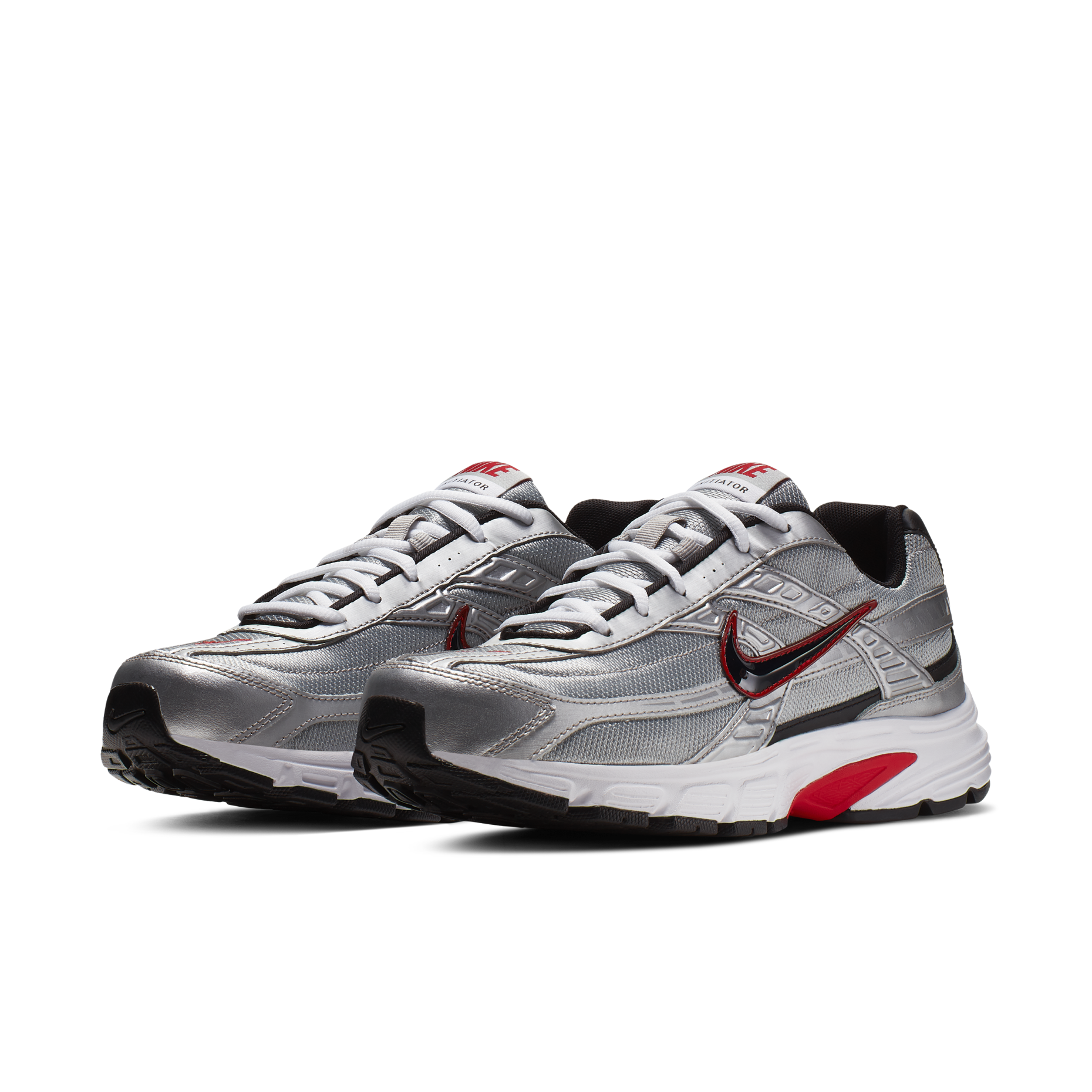 男鞋 NIKE INITIATOR 銀白黑紅 休閒 復古 緩震 老爹鞋 慢跑鞋【394055-001】