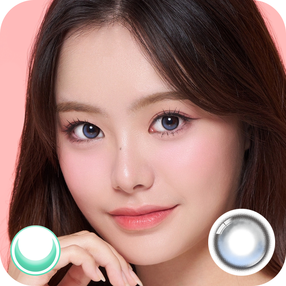 [散光]Lenbling Eye Only 1 Month Viewer Sunset Blue
