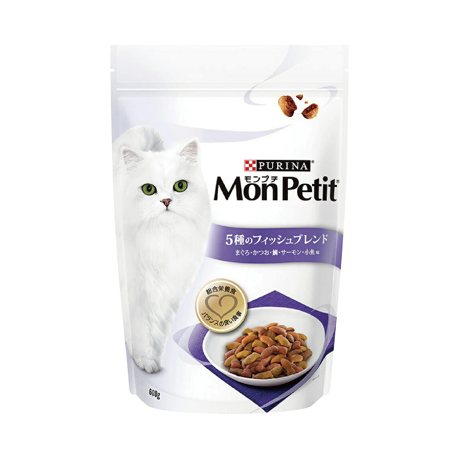 Monpetit 貓糧袋裝-繽紛口味混合魚肉 600g (MPT-6204)