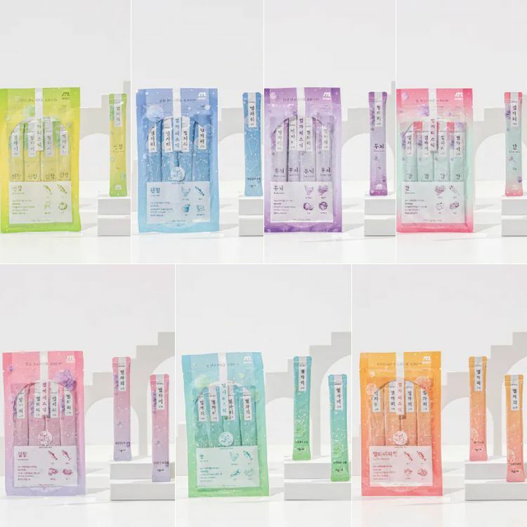 【韓國Myvef】機能保健星座肉泥4入(7種口味）