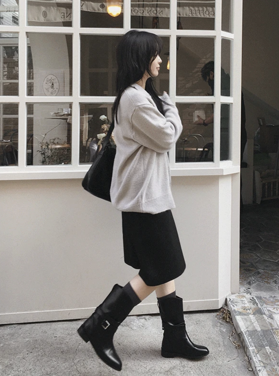 預訂｜SLOWAND #SLOWMADE Symbol Point Wool Skirt (3 Size)