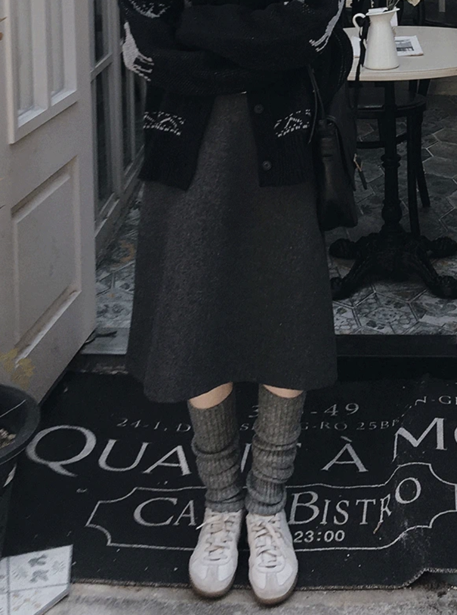 預訂｜SLOWAND #SLOWMADE Symbol Point Wool Skirt (3 Size)