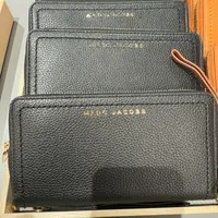 [S] MARC JACOBS S130L01RE22-001 ZIP AROUND LONG WALLET,BLACK, 196611021173 (SMJ424)