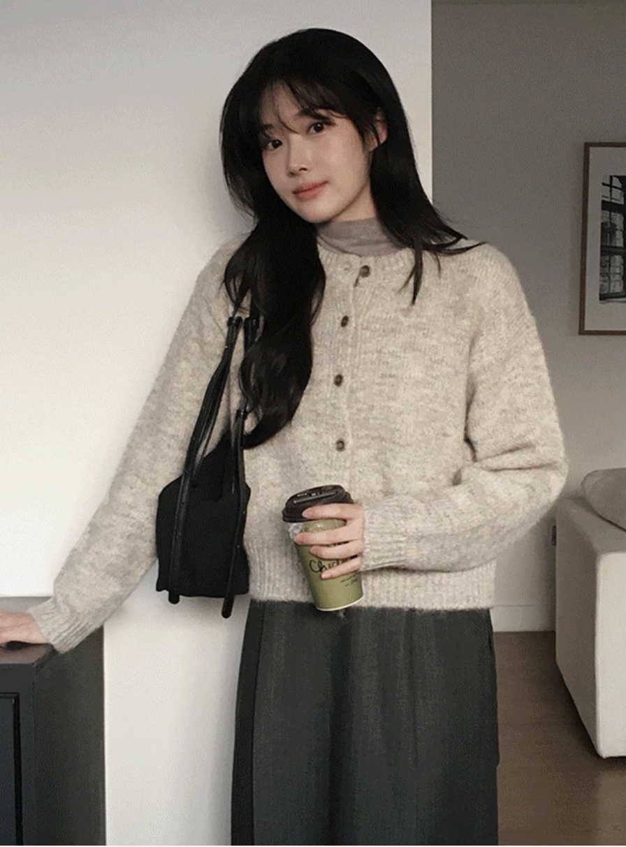 預訂｜SLOWAND #SLOWMADE Vintage Mix Cardigan (2 Color)