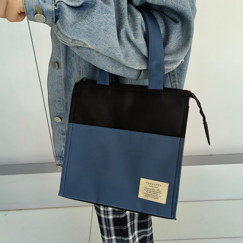 TP 便當袋/藍 22x22x14cm