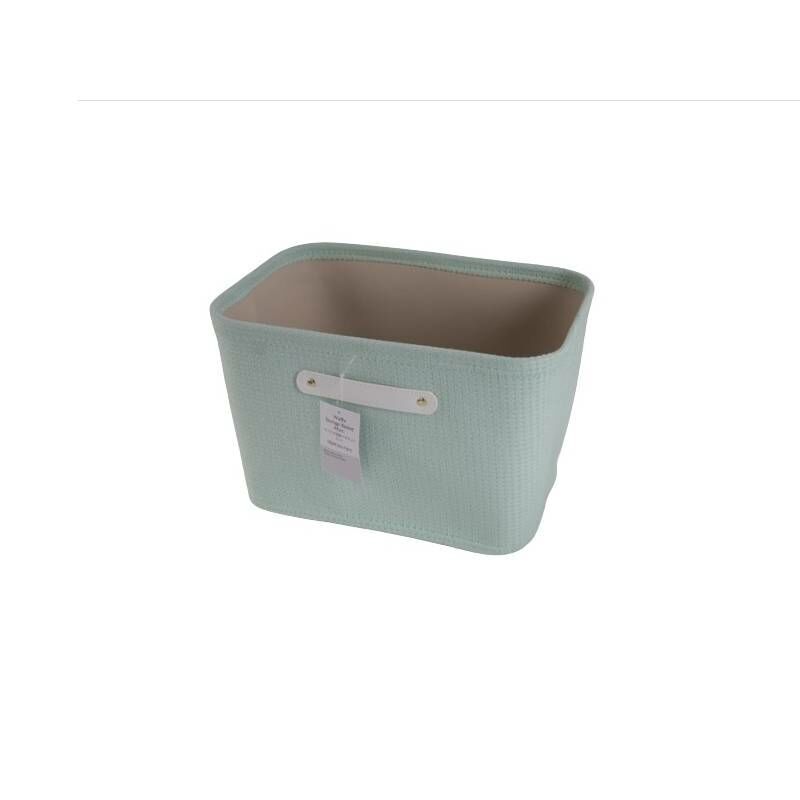 TP 華夫格收納籃/薄荷綠 26x24x38cm