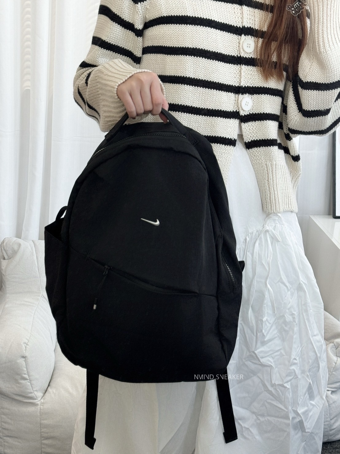 Nike Aura Crescent Crssbdy 尼龍後背包 防潑水