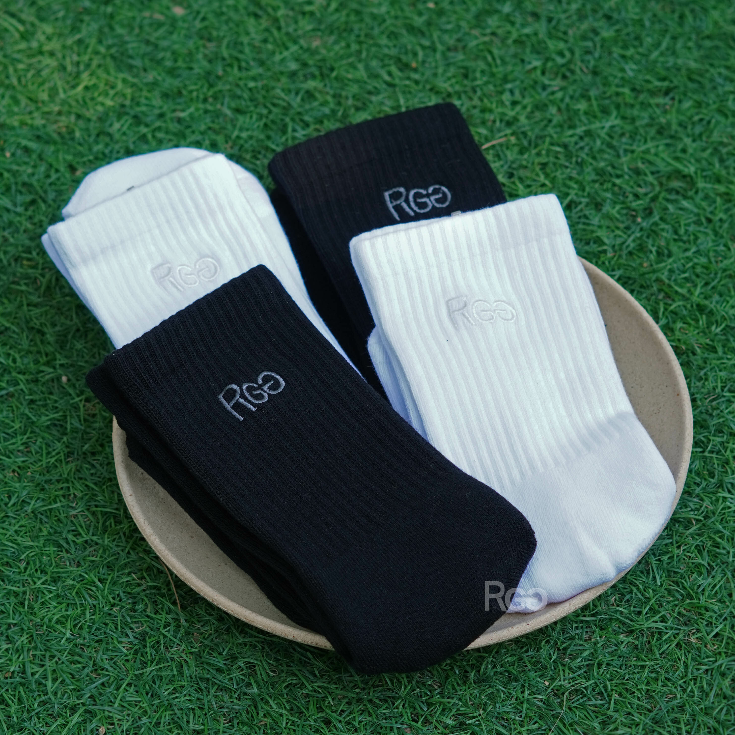 獨家訂製款 機能除臭刺繡Logo長襪