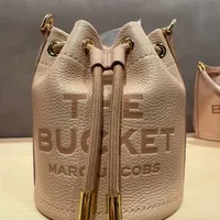 [S] MARC JACOBS 2S3HCR058H03-624 THE LEATHER MINI BUCKET BAG,ROSE, 196611048552 (SMJ426)