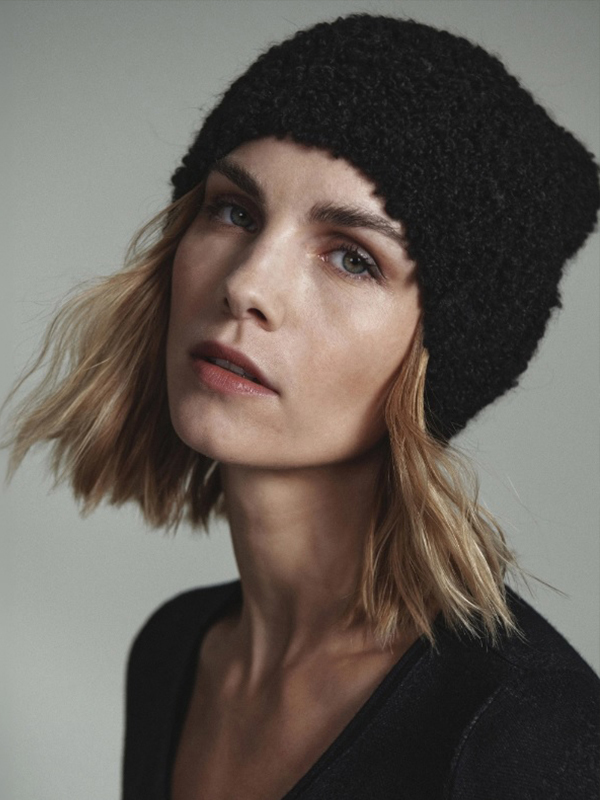 TRANSIT 編織毛帽(黑)