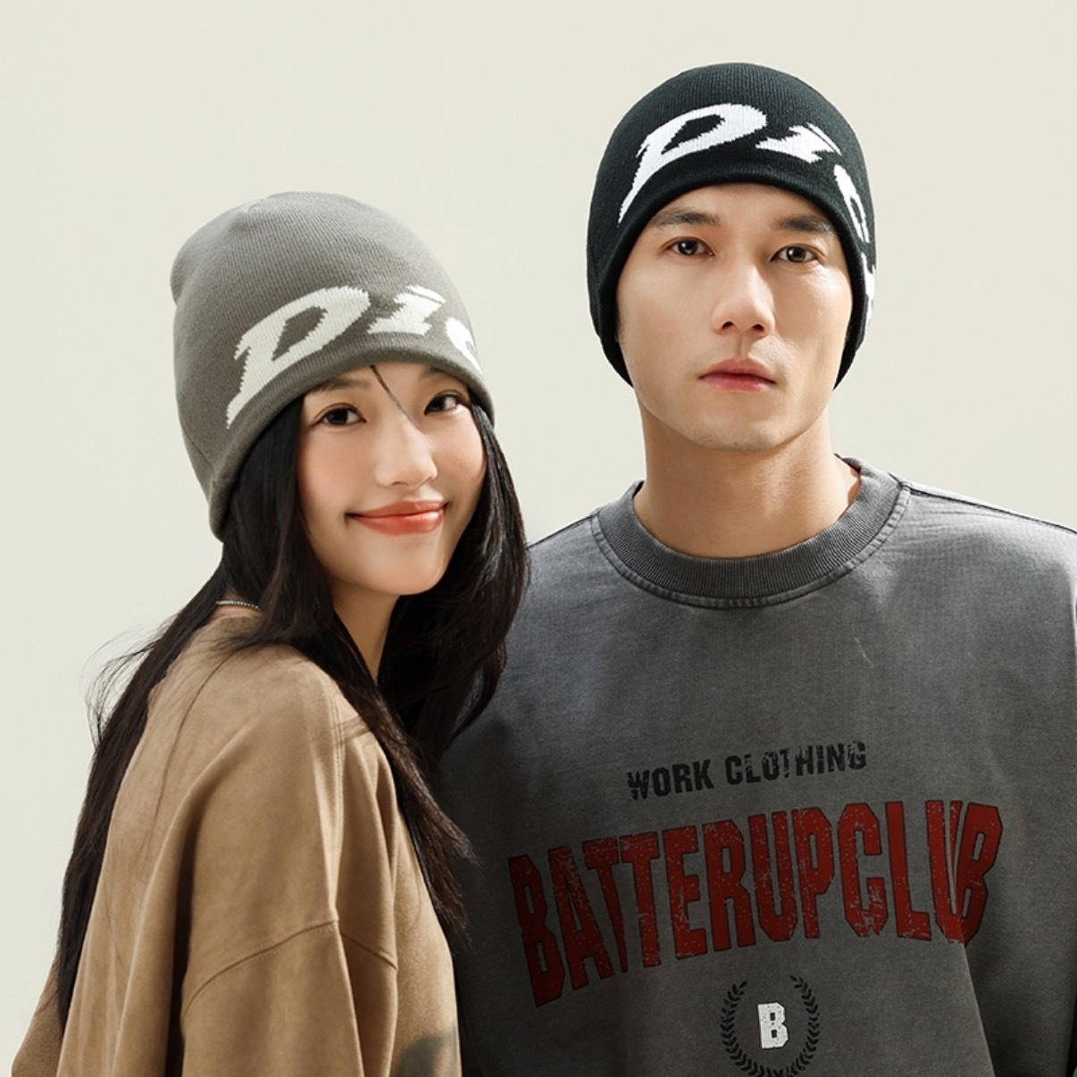 DICKIES 針織毛帽 情侶同款 大LOGO D251UQ233