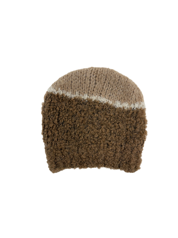 TRANSIT 編織毛帽(杏駝)
