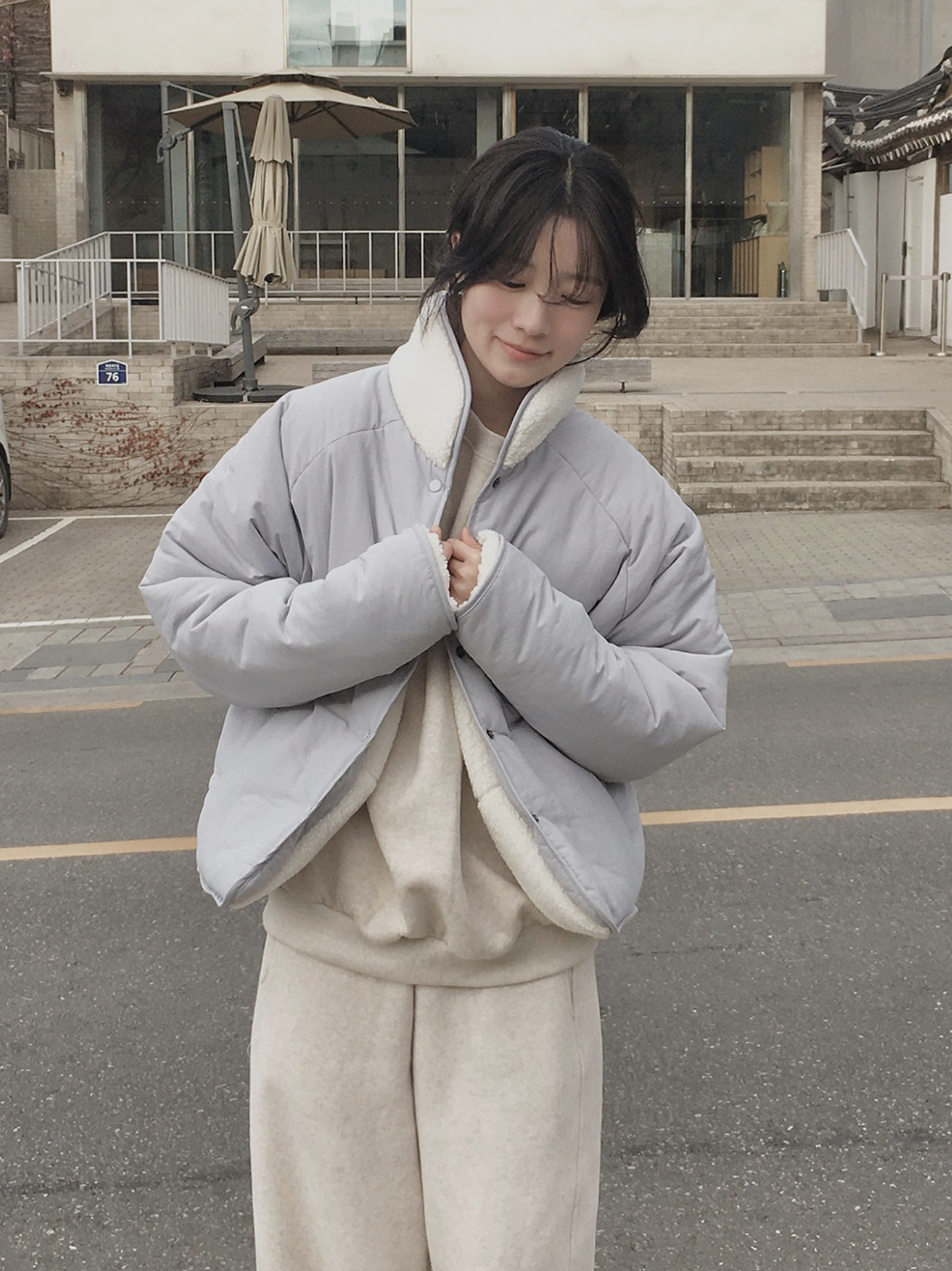 預訂｜SLOWAND #SLOWMADE Reversible Dumbbell Padding Jacket (3 Color)