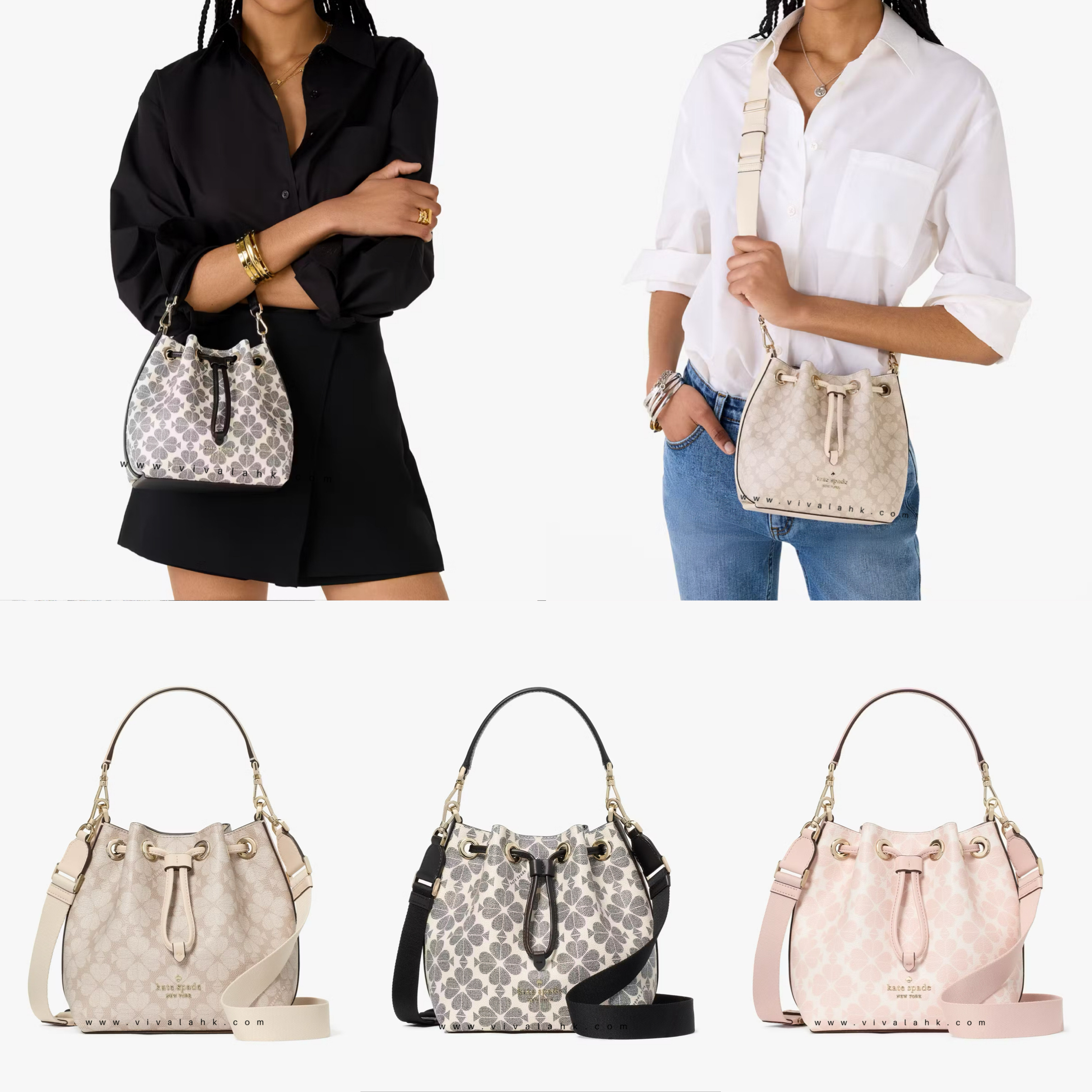 Kate Spade - Spade Flower 水桶袋 (S) (KK153)