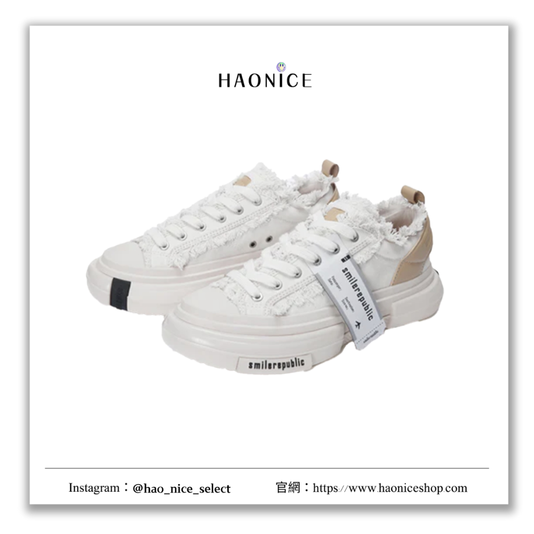 【HAO NICE】100%正韓 SMILEREPUBLIC 韓國潮牌🇰🇷經典銀河系厚底 布鞋