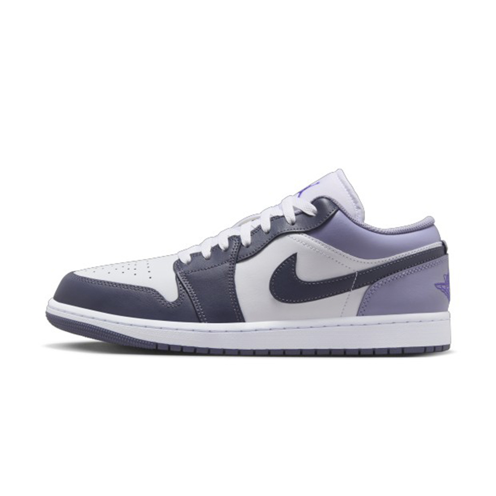 Nike Air Jordan 1 Low 煙霧灰紫男鞋 休閒鞋 553558-145