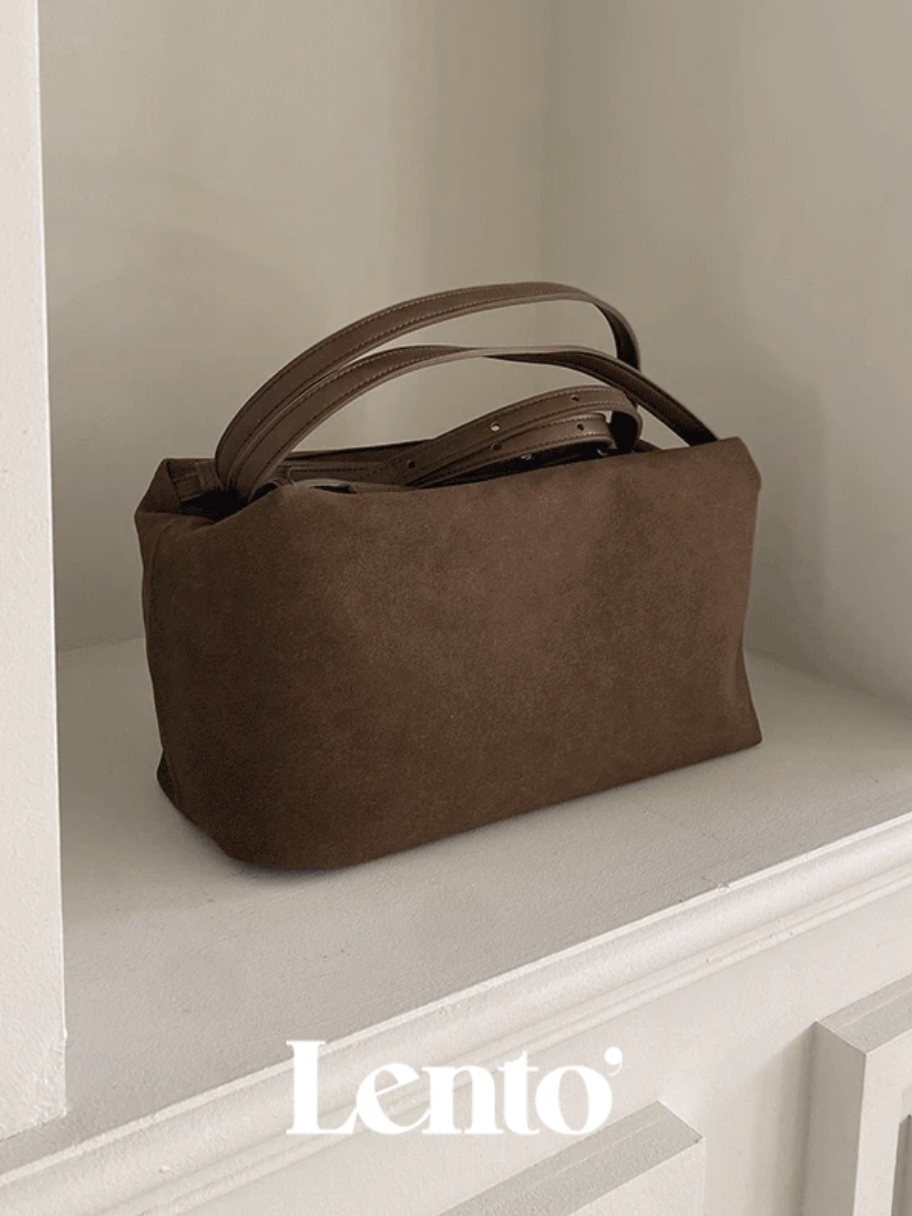 預訂｜SLOWAND #LENTO Matt Caramel Two-way Bag (2 Color)