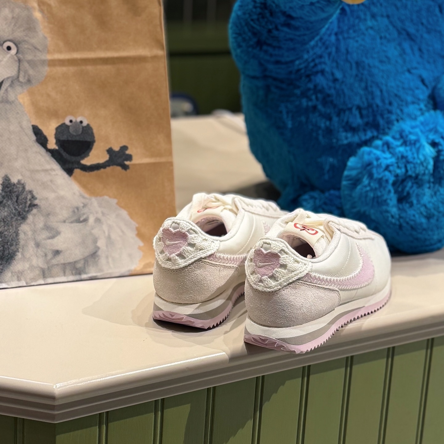 Nike Cortez 日本新款 情人節限定 白粉 愛心款 阿甘鞋 HV6012-161