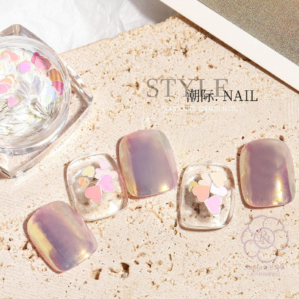 網紅愛心款亮片