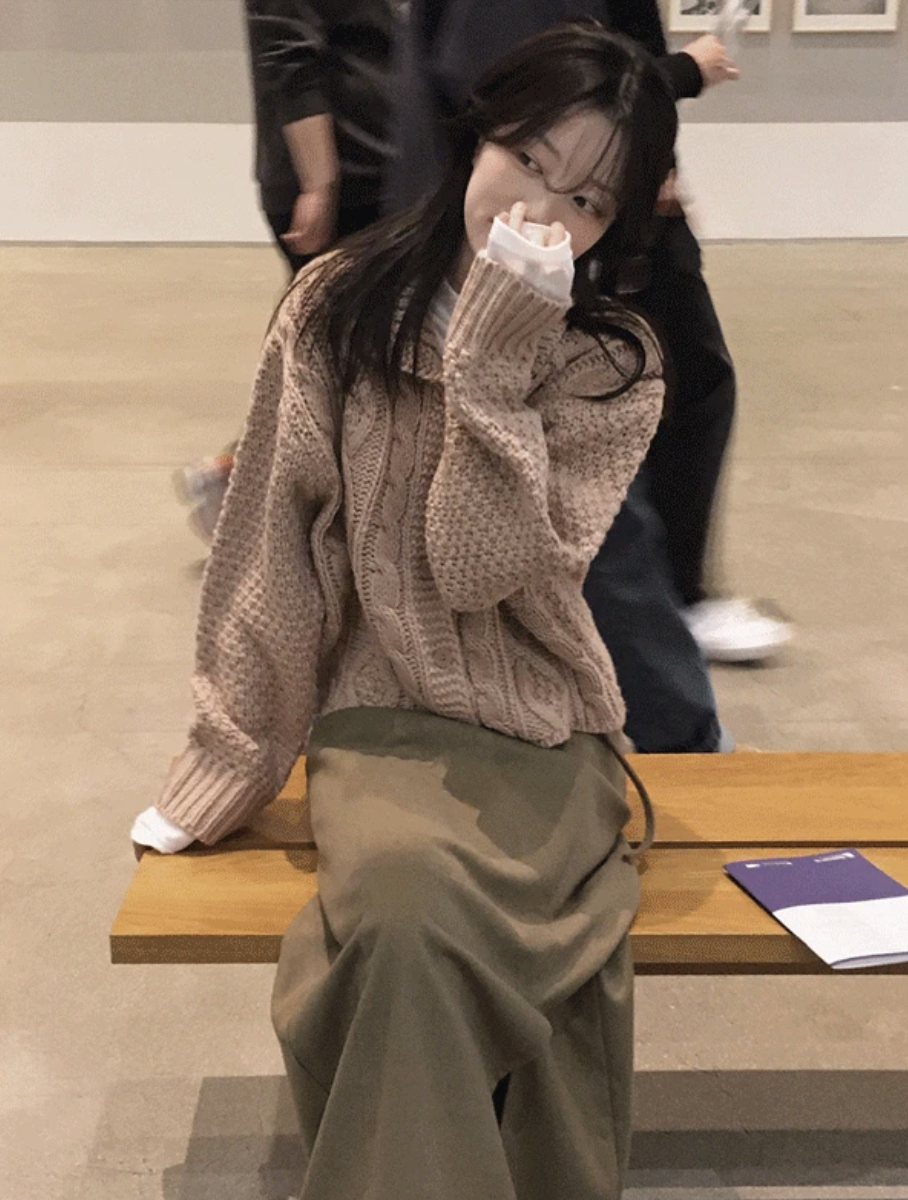 預訂｜SLOWAND #SLOWMADE Strap Wool Long Skirt (2 Color)