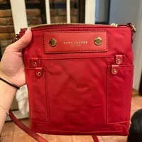 [S] MARC JACOBS 4R4HCR040H02-629 ZIP SHOULDER/CROSSBODY BAG,SAVVY RED, 196611256261 (SMJ434)