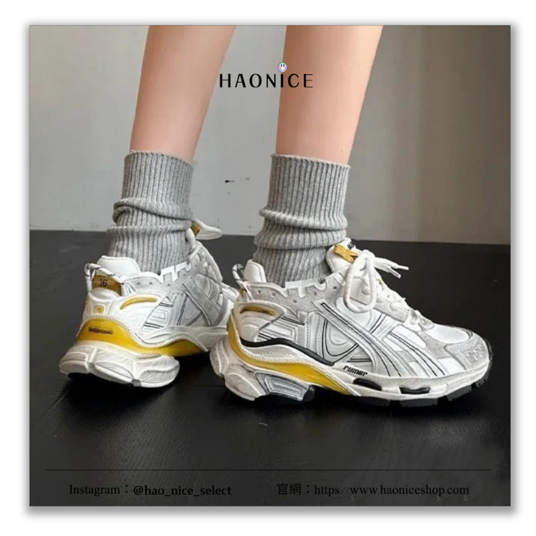 【HAO NICE】100%正品 BALENCIAGA 巴黎世家 法國精品🇫🇷 RUNNER 多色漸變運動鞋 球鞋