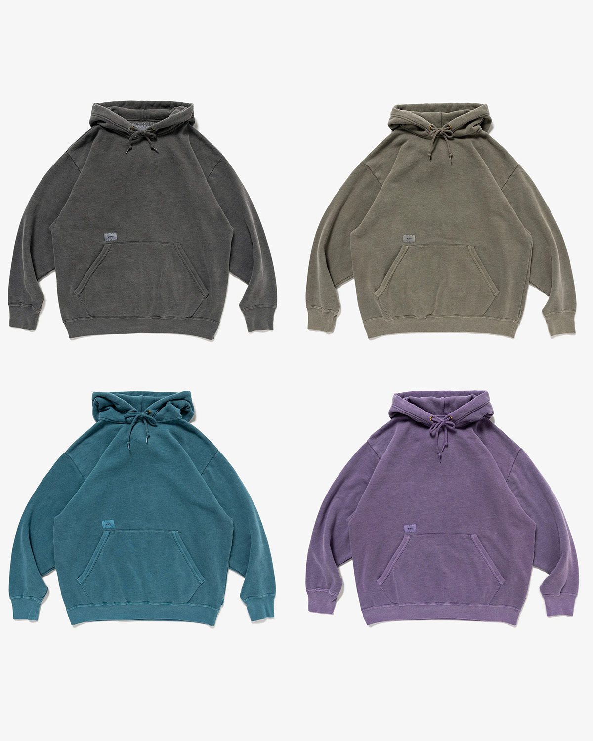 [現貨] WTAPS FW24 SIGN 01 / HOODY / CTPL | (Black / Green / Olive / Purple)