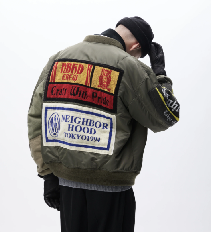 NEIGHBORHOOD FW24 MA-1 FLIGHT JACKET MOD