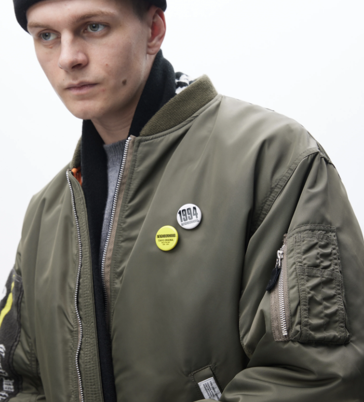 Neighborhood MA-1 Flight Jacket Mod | Black