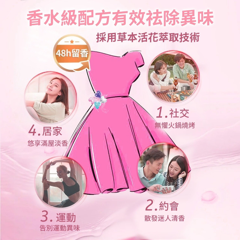 韓國製造 MONDE PROPRE甜慾花果香水洗衣凝珠（1套3盒）