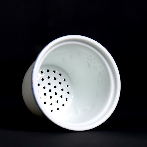 鹿港窯禮品館│星月浪花描金馬克杯