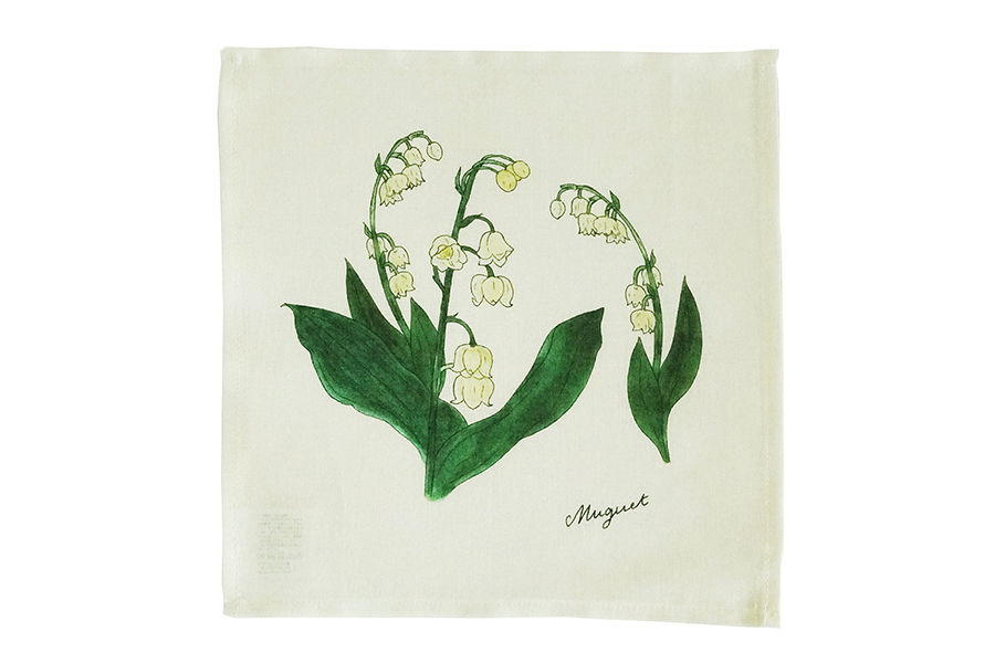 fog linen work -ISABELLE BOINOT 迷你手帕 No.5 鈴蘭