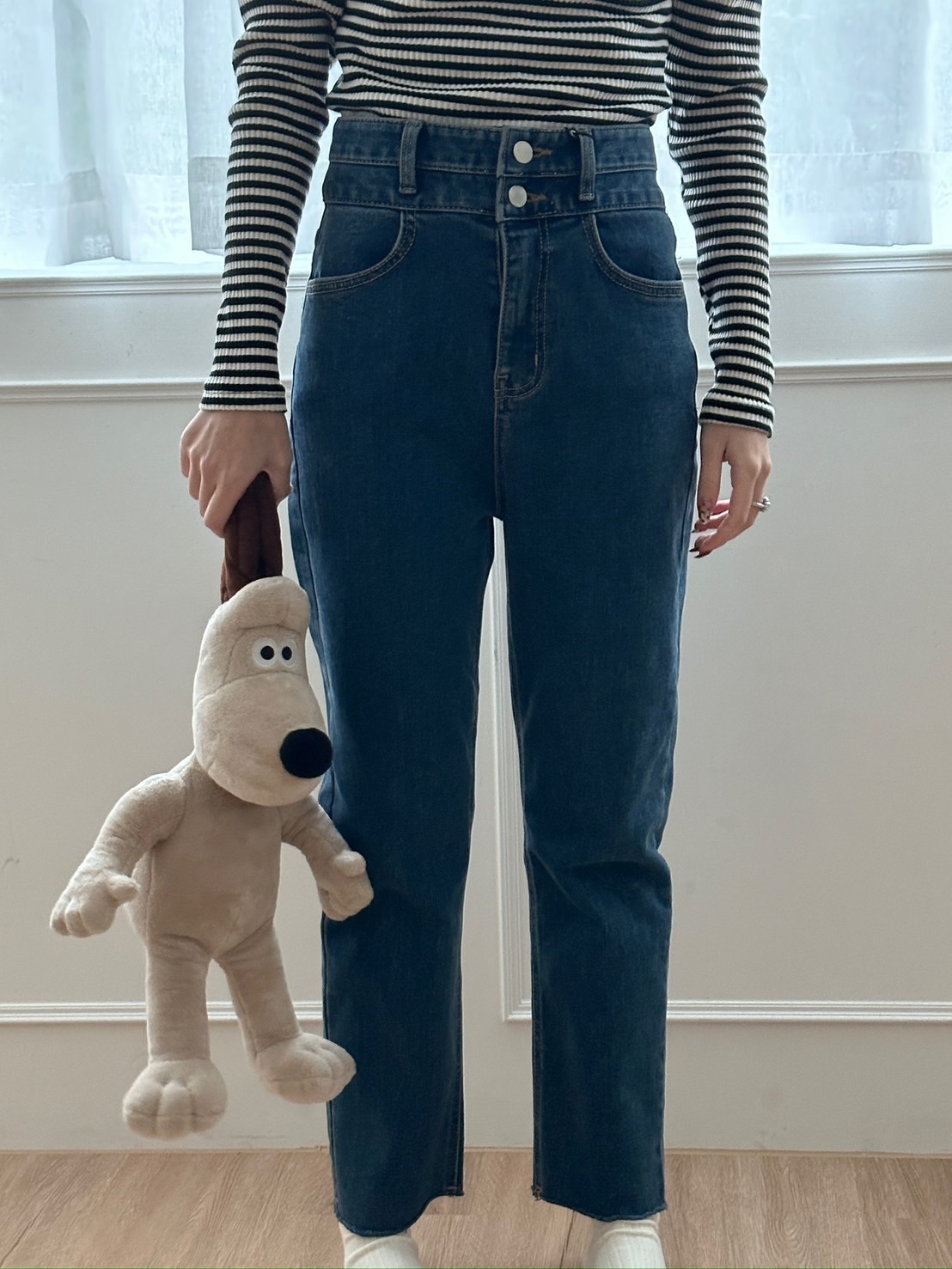 🇰🇷 挺版高級羊絨牛仔褲