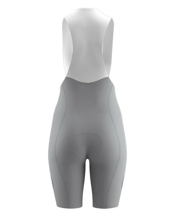 Black Sheep 黑羊 女款車褲 Team 7" Bib Shorts QUA Quarry /淺灰