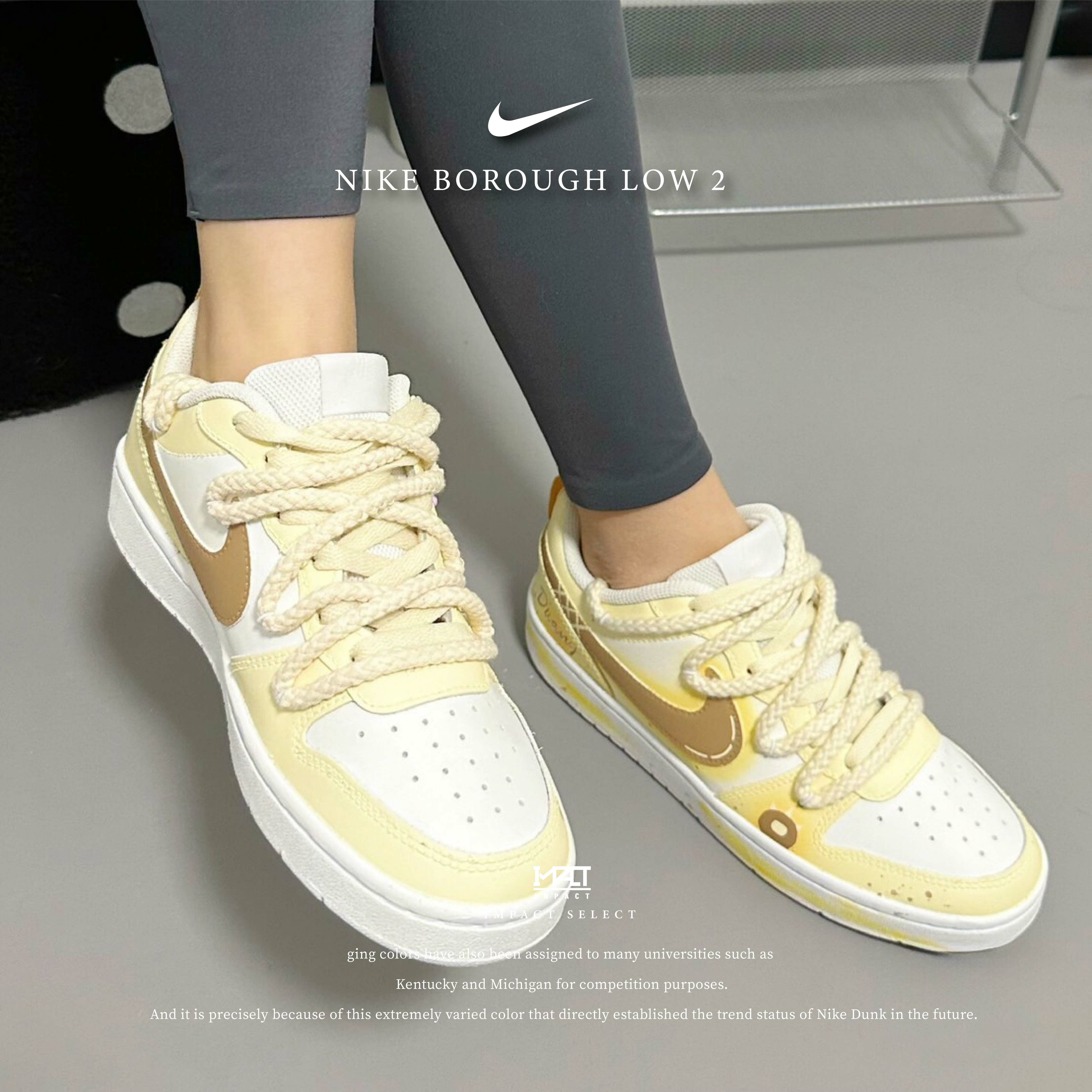 【訂製款】Nike Court Borough Low 2 軟萌物語 馬卡龍 小貓掌
