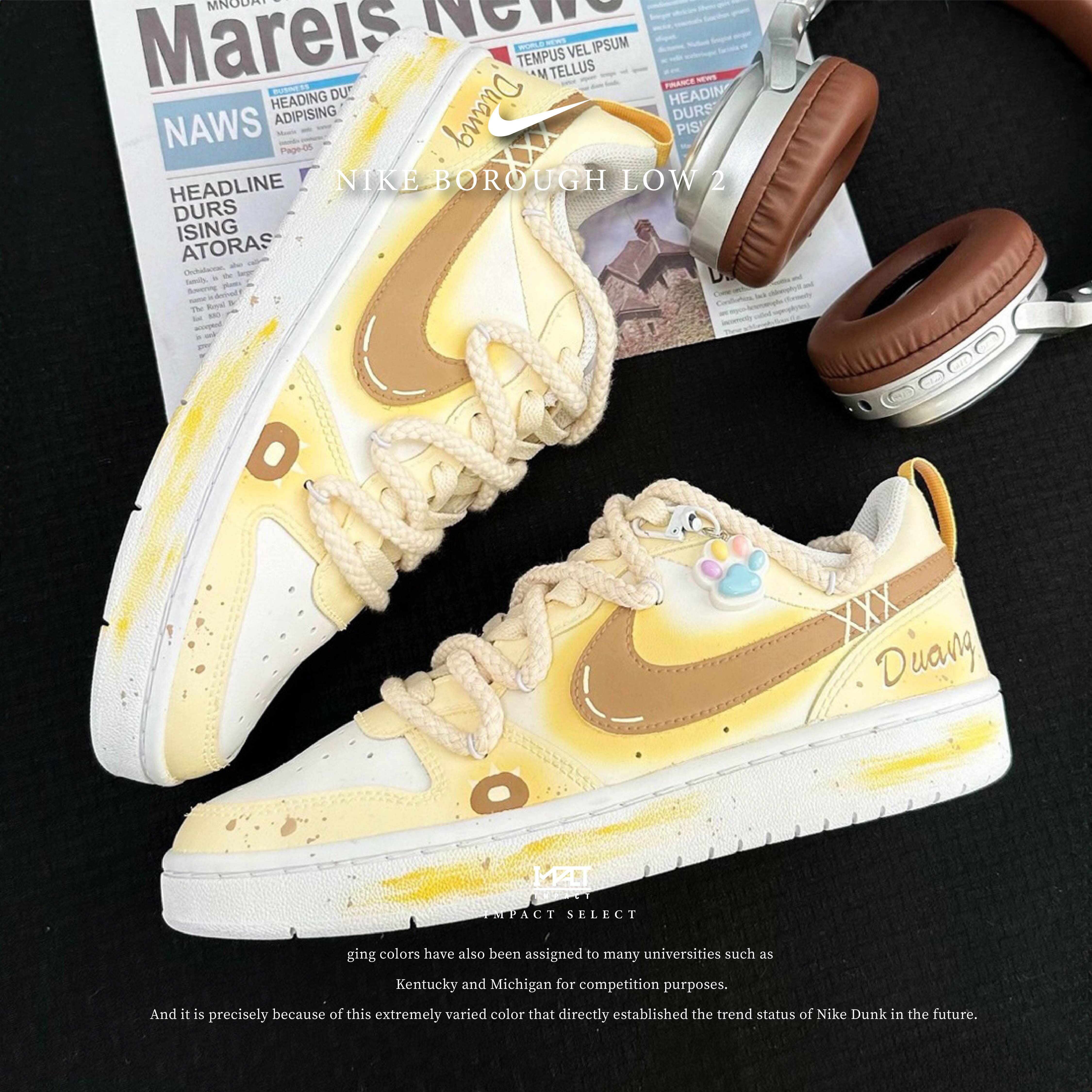 【訂製款】Nike Court Borough Low 2 軟萌物語 馬卡龍 小貓掌