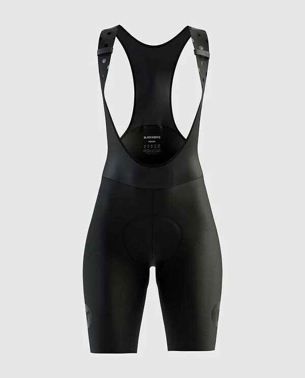 Black Sheep 黑羊 女款車褲WMN Integrated Bib Black短/黑