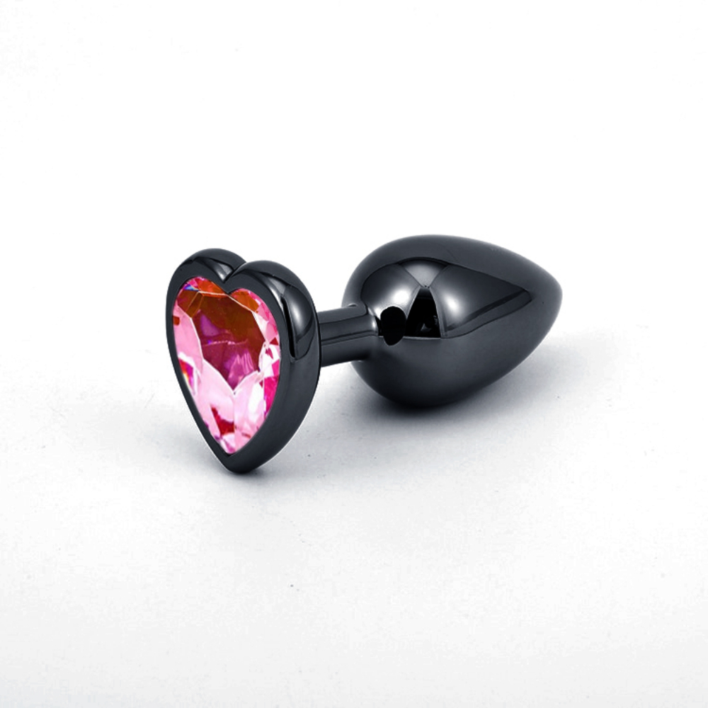 SM VIP Heart Jewel Bell Butt Plug and Chain S