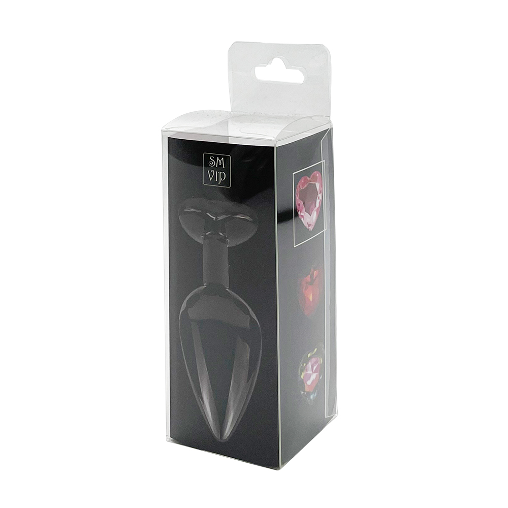 SM VIP Heart Jewel Bell Butt Plug and Chain S