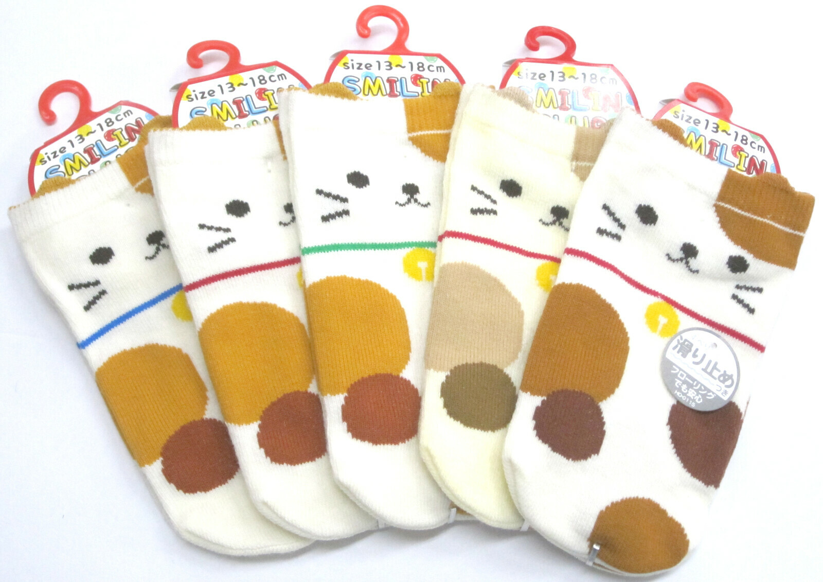 日式貓貓圖案襪 (日本製)