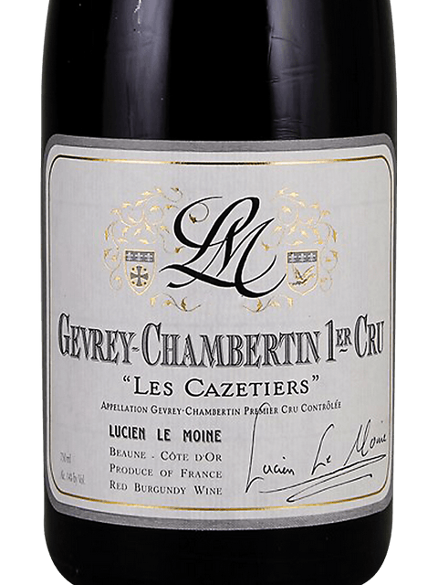 Lucien Le Moine Gevrey Chambertin 1er Cru Les Cazetiers 2022 (WS96)