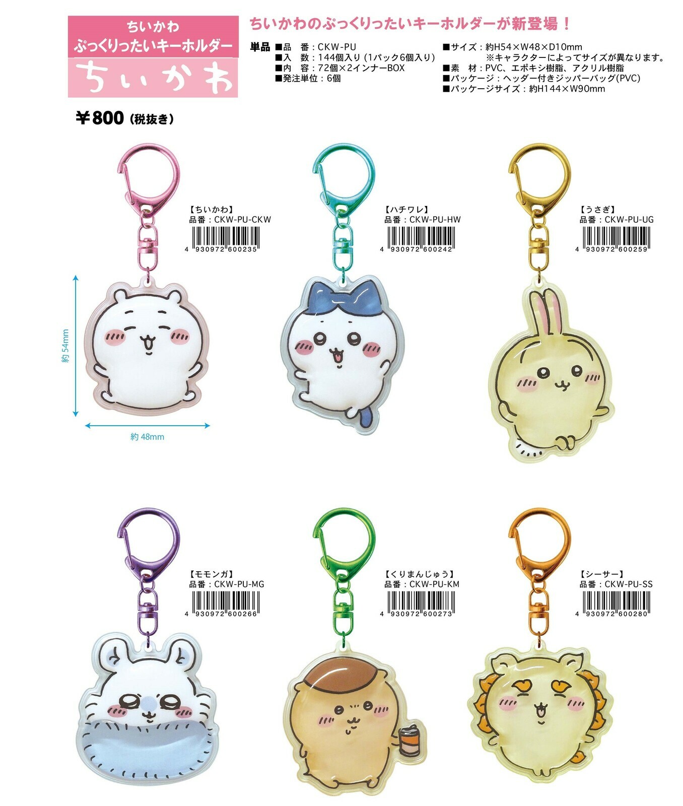 日本CHIIKAWA鎖匙扣 (非日本製)