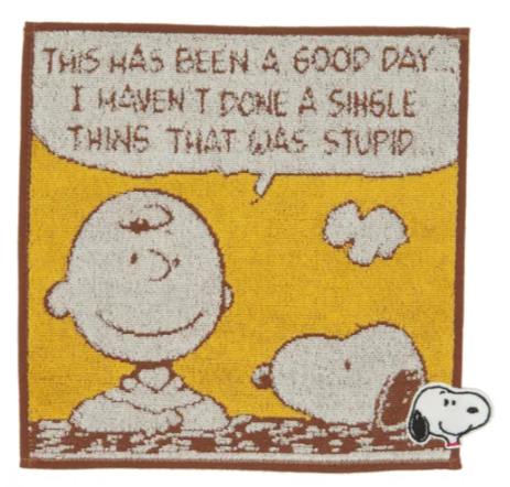 日本SNOOPY方巾25x25 (非日本製)