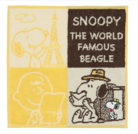 日本SNOOPY方巾25x25 (非日本製)